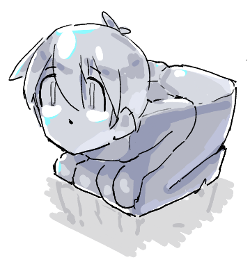 ブラっと立ち寄った絵チャで性癖大会してた( VωV )
箱化と石化とスライム 