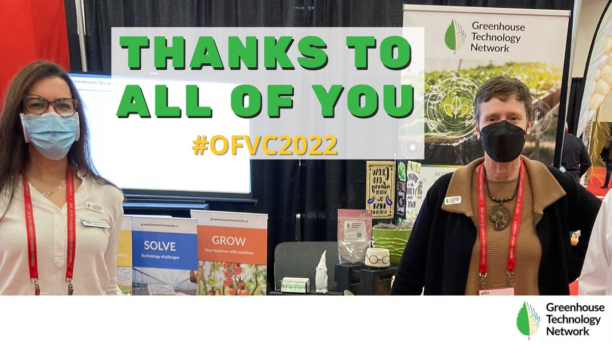 gtnontario's tweet photo. Thank you to all the people who visited us at our booth. See you at the next event!
#thankyou #greenhousetechnology #OFVC2022 #ontag #technology #horticulture https://t.co/GTO1uBJHzw