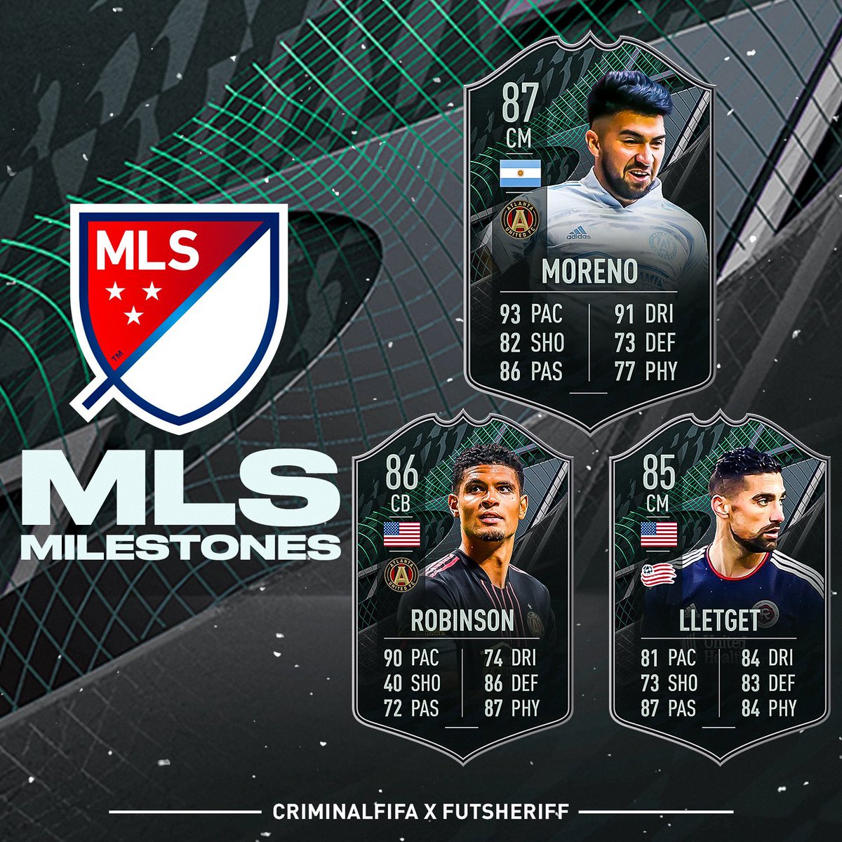 🚨FILTRACIÓN #BeLeaks 

Según <a href="/FutSheriff/">Fut Sheriff</a> estos serán los OBJETIVOS de la MLS que saldrían MAÑANA. 

Las stats de los dos de abajo son CONFIRMADAS.