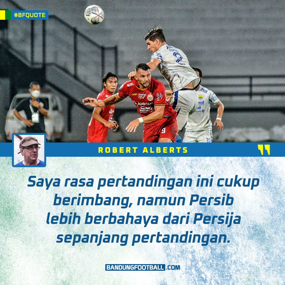 bandungfootball's tweet photo. Lebih berbahaya, lebih fight, lebih berani.

#BFQuote #Persib #PersibBandung #BandungFootball #BFCOM https://t.co/SLcQ7Ig2gm