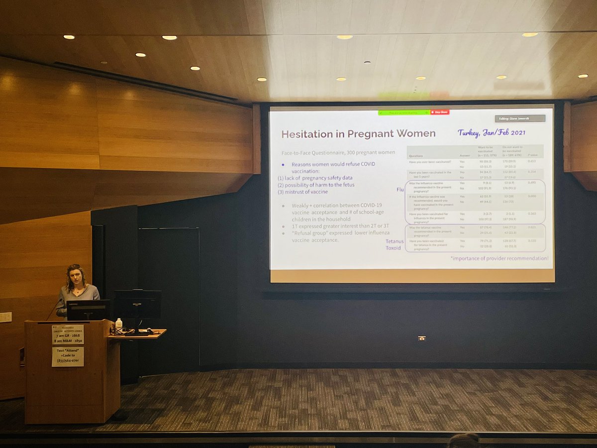 KellyLRyanMD's tweet photo. @elyseMschultzy giving a very important Grand Rounds this morning about vaccination in pregnancy! @LUMCObGyn https://t.co/F2rMvMAlYb