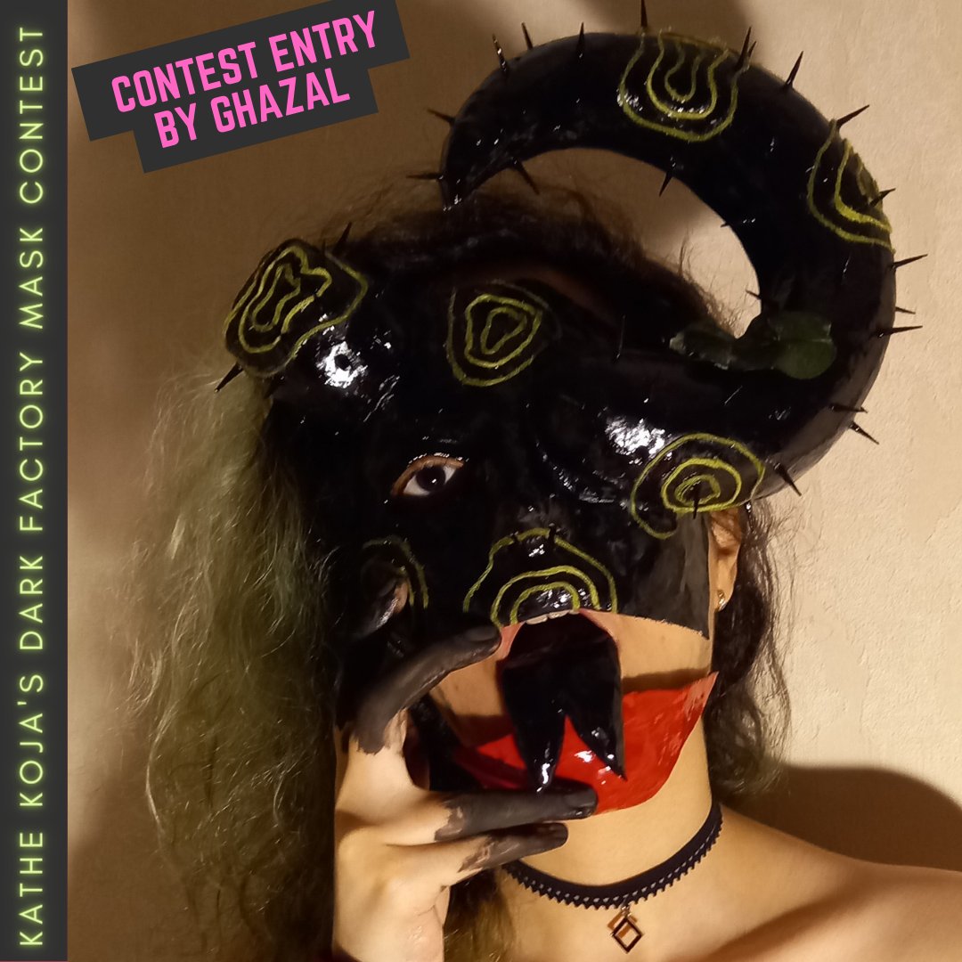 MeerkatPress's tweet photo. #DarkFactoryMaskContest Entry Reveals now thru 3/8, winners announced 3/9! First up is this gorgeous one-eyed creature by ghazal! Wow!
https://t.co/pk8kdHNZsa
#fanart #artcontest #maskcontest #darkfactory #art #creators #letsmask @kathekoja @meerkatpress @anonymousfrog_h https://t.co/LEZMDnYYqI