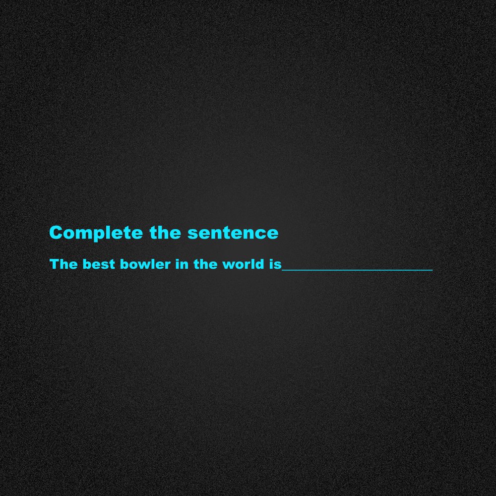 Another one for you...complete the sentence 🏏

#cricket #cricketplayer #cricketer #cricketbowler #cricketpro #cricketseason #lovecricket #cricketlife