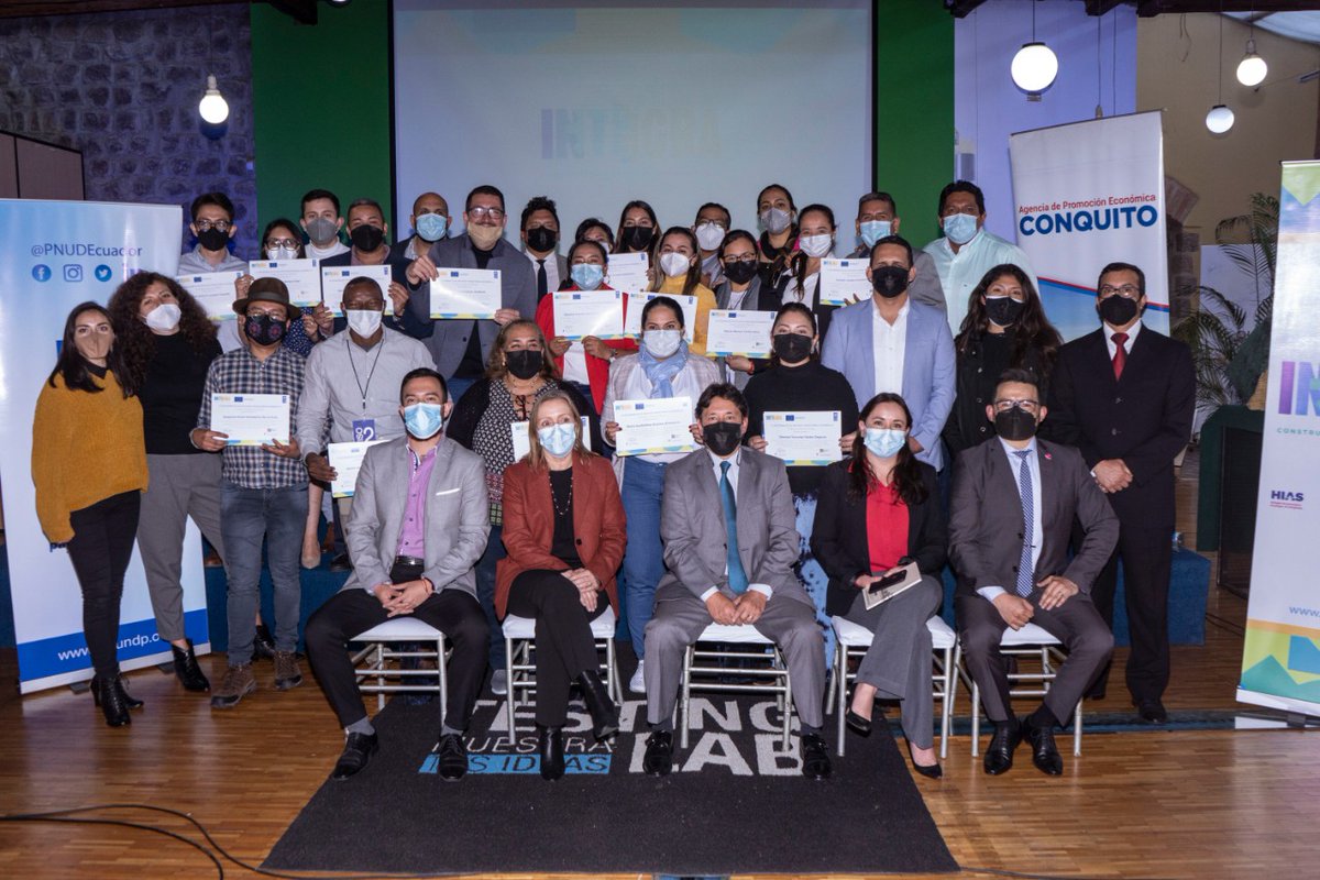PNUDLAC's tweet photo. Conoce el trabajo del @PNUDEcuador para apoyar la integración socioeconómica de personas en #movilidadhumana y el fortalecimiento institucional de los gobiernos locales a traves del #emprendimiento. 

https://t.co/D3vGMMtPU4 https://t.co/HueVvbI7cc