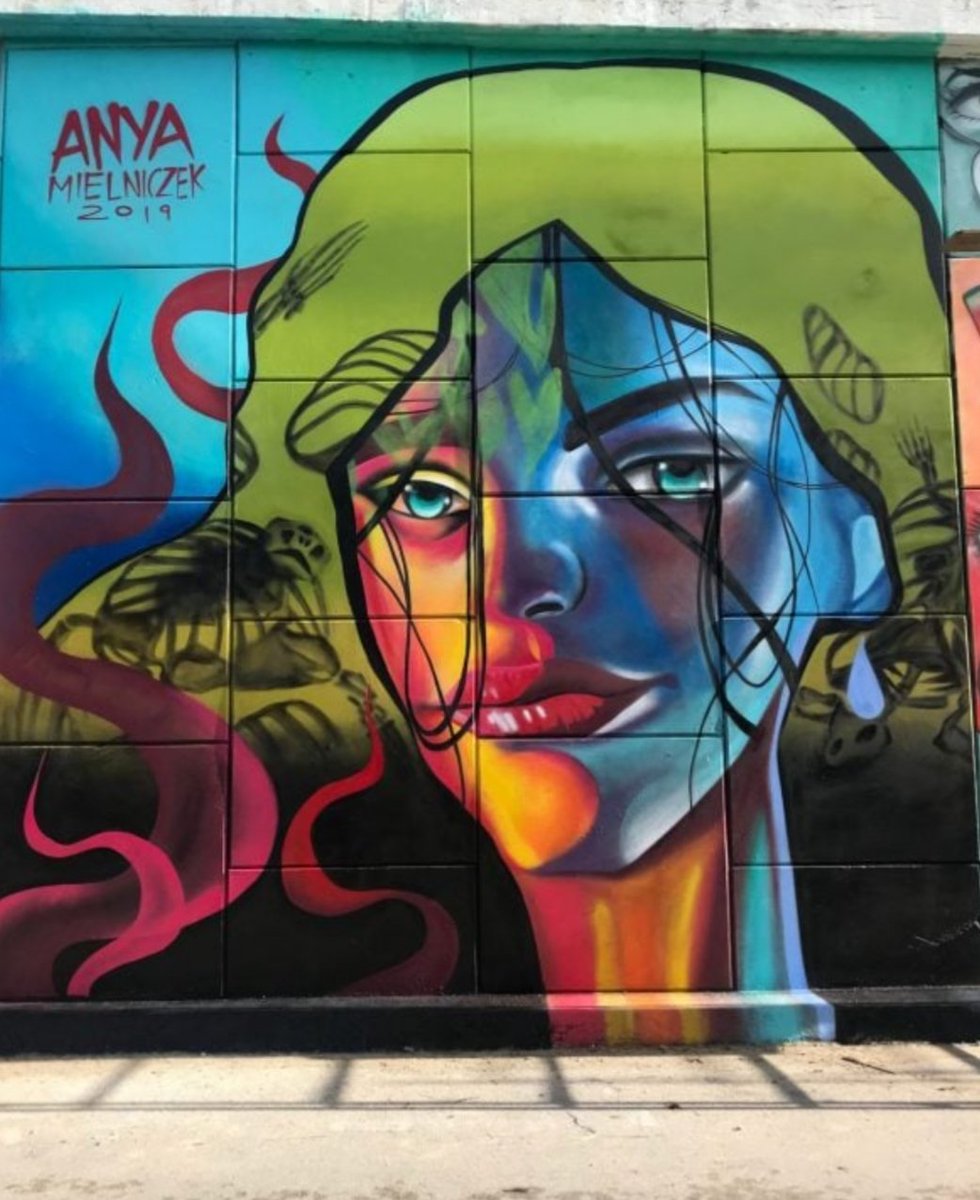 #streetart.  #urbanart.  #mural 
By : Anya Mielniczek