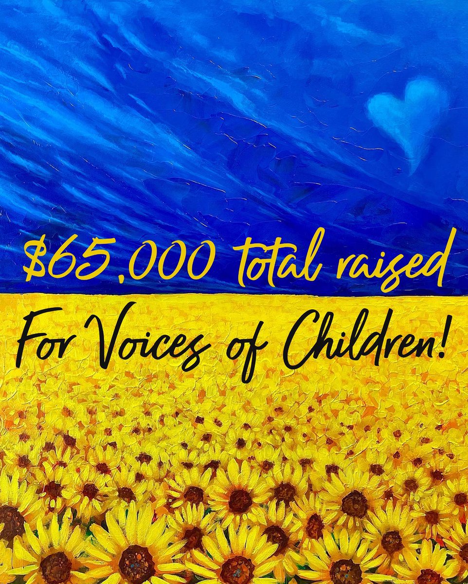 bethpenneyNL's tweet photo. People around the globe have been donating to Ukraine relief efforts, including Newfoundlanders and Labradorians. Adam Young of Young Studios in Joe Batt's Arm has raised $65,000 for 'Voices of Children Ukraine', by auctioning off this amazing painting, and prints. @NTVNewsNL https://t.co/o8nal4qoWj