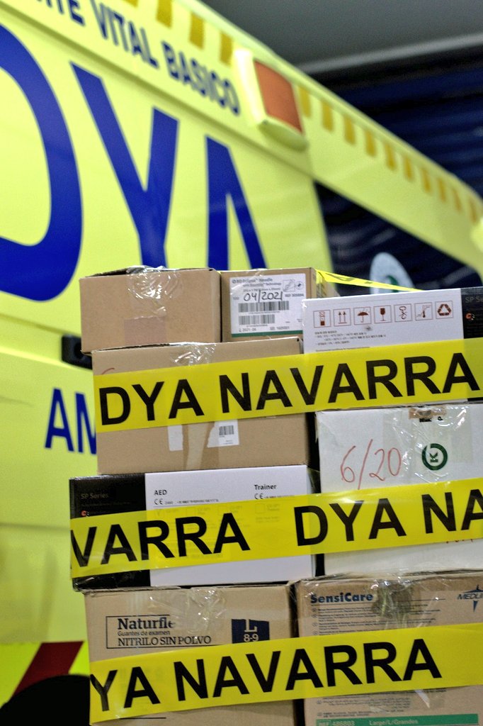 DYANavarra's tweet photo. 📦🇺🇦 Hemos enviado un lote de fármacos y material sanitario a Ucrania.

Esperamos que esta situación acabe cuanto antes y se restablezca la paz en el país. https://t.co/AIph78P3MG