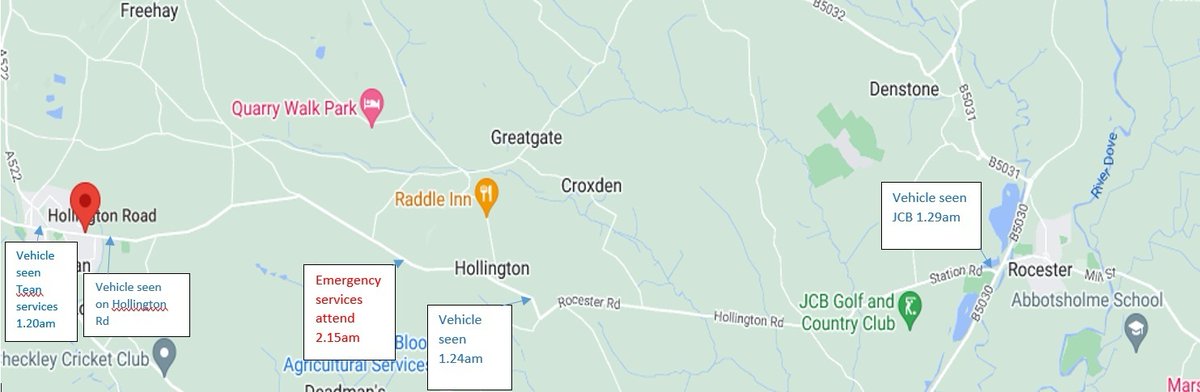 MoorlandsPolice's tweet image. #APPEAL: Officers are continuing to appeal for information, including the movements of a vehicle of interest, after a man died in a suspected non-stop collision in #Hollington last week.

Read more: orlo.uk/bjEbZ