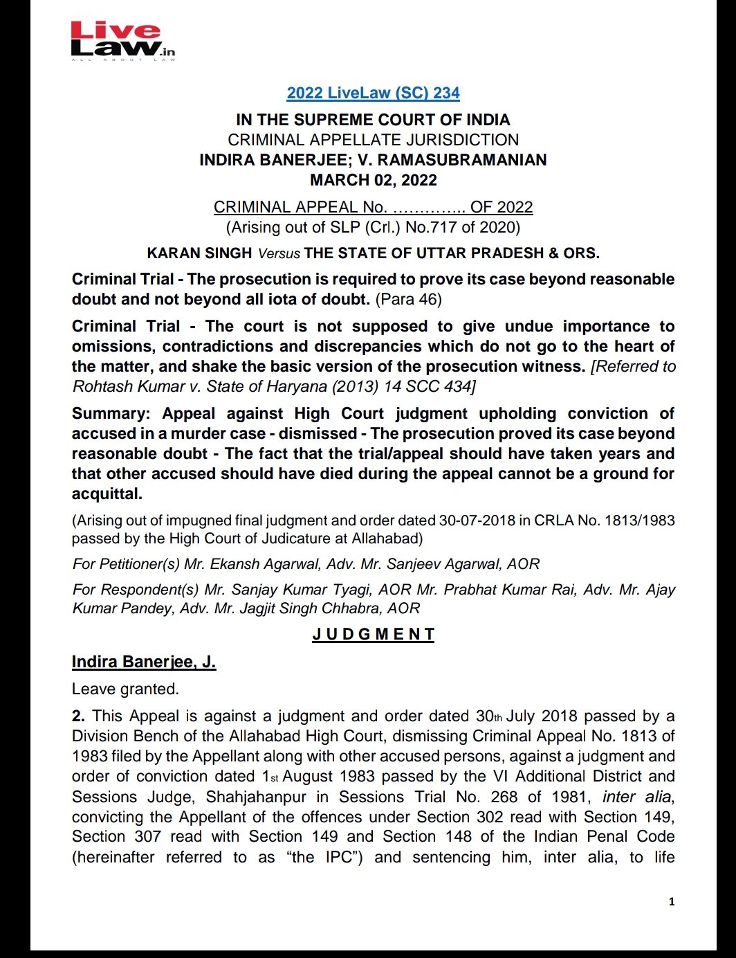 Criminal Procedure Supreme Court Judicial Affidavit Rule Summary