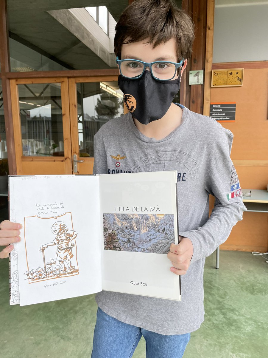 EscolaThauSC's tweet photo. Enhorabona Jaume!! #clubdelectura https://t.co/HFdXyiKni5