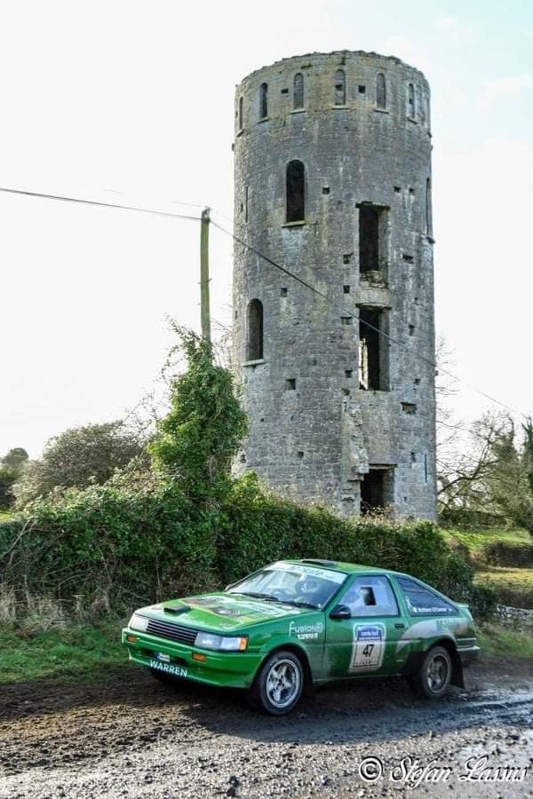 NRC_Stages's tweet photo. Delighted to see Mayo crew of John Warren and Ruthann O’Connor kick of their 2022 Triton backed MIRC season at their local event this weekend in their Class 13 Toyota Corolla Twincam.
We wish them the very best for the year ahead. https://t.co/b4fNUWAbv4
