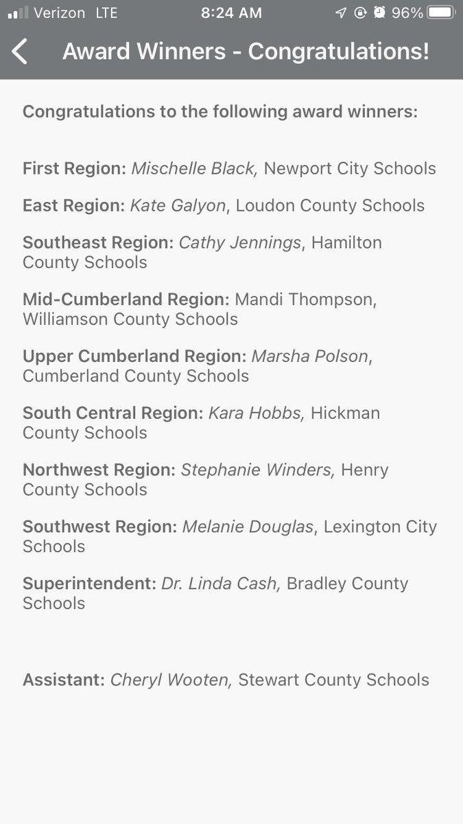 Congratulations to the following! 🎉👏🏻we are so proud of CSH coordinators for their hard work for all our students and school employees!