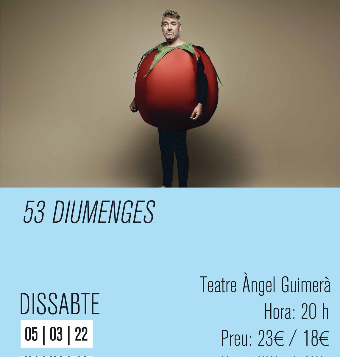 Teatre Àngel Guimerà (@tagelvendrell) on Twitter photo Últimes entrades disponibles a temporada.cat Aforament pràcticament ple! <a href="/CulturaVendrell/">Regidoria de Cultura i Patrimoni</a> <a href="/elvendrell_cat/">Ajuntament del Vendrell</a> Últimes entrades disponibles a temporada.cat Aforament pràcticament ple! <a href="/CulturaVendrell/">Regidoria de Cultura i Patrimoni</a> <a href="/elvendrell_cat/">Ajuntament del Vendrell</a>