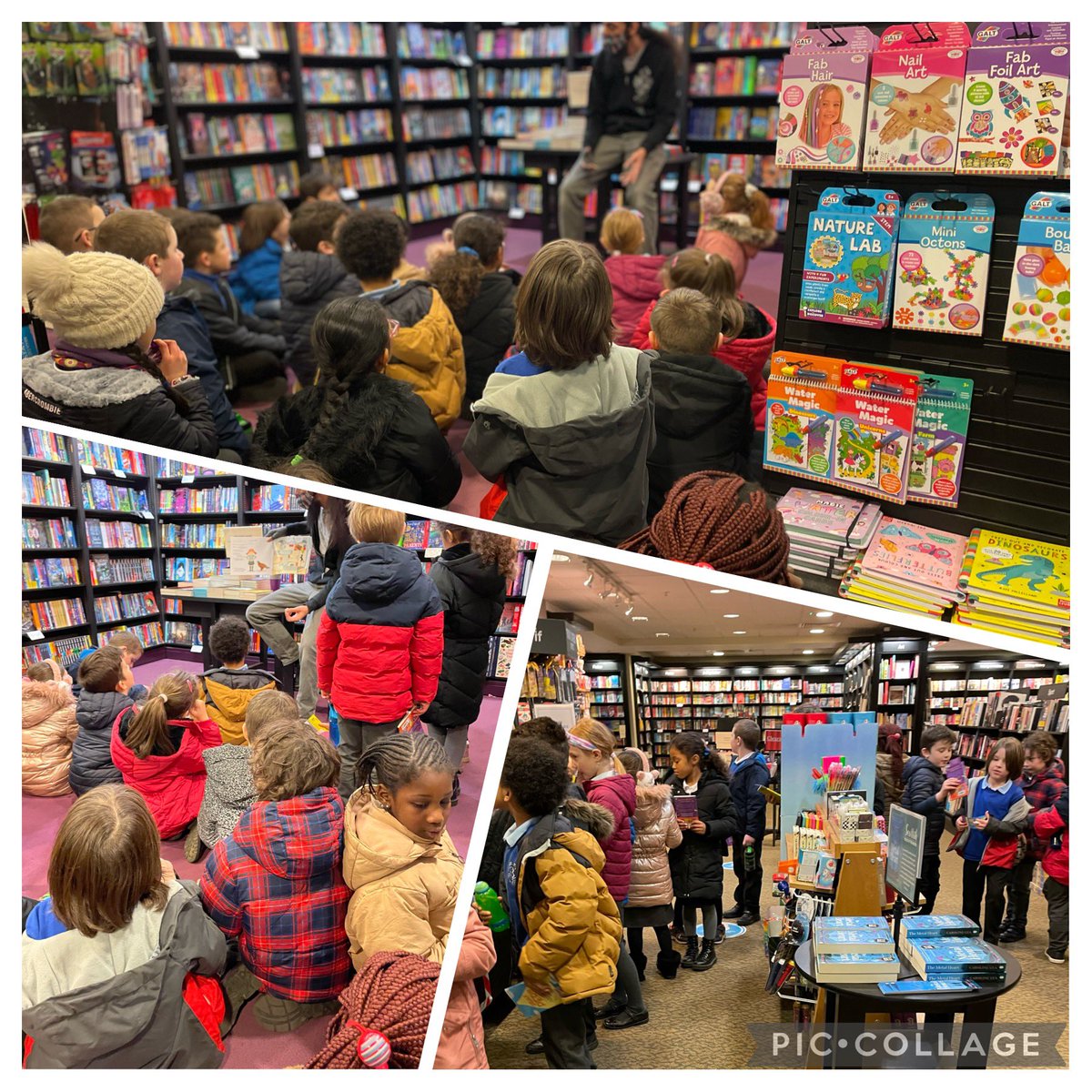We loved our visit to see Graeme at <a href="/waterstonesOT/">Waterstones Ocean Terminal</a> today! We used our voucher to get our free #WorldBookDay book! Happy reading P3