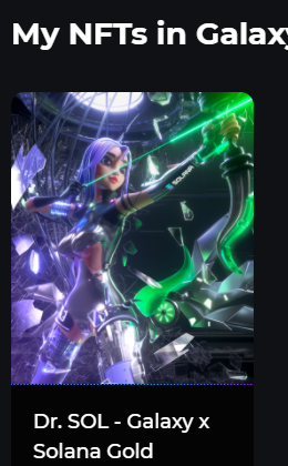 riecousagi's tweet image. 初修行が報われた！GOLD出た！

#STEPN👟2足も買ったのに、アプリに登録したのが前だったからSTEPNのNFTもらえなくて悲しかったけど…。

やったー💙
#GalaxyProject #SOL #NFT