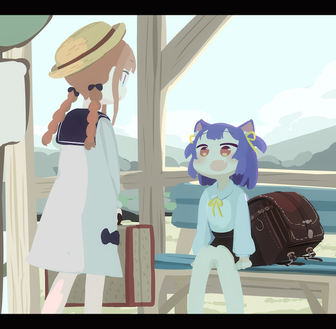 なぜ髪が短かったことを知ってたんでしょうね

 #ルールル美術館  #ちぇり絵 

ランドセルはちえりちゃんのツイートで知ったLIRICOさんのを参考にしました。ランドセルほんと可愛らしい。 