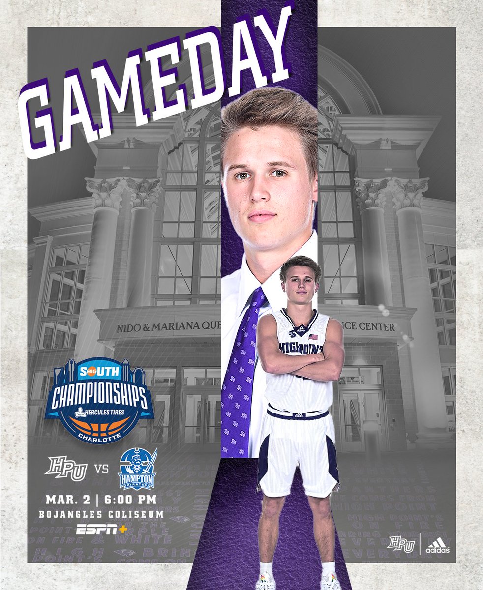HPUMBB's tweet photo. 𝐖𝐡𝐲 𝐍𝐨𝐭 𝐔𝐬?

🆚 @Hampton_MBB (@BigSouthSports First Round)
🕕 6:00 PM
📍 Bojangles Coliseum
📊 https://t.co/8iPO8hFj9x
💻 https://t.co/OBp5shQCQt

#OurCityOurUniversity x #GoHPU https://t.co/UAd9hzpPBS