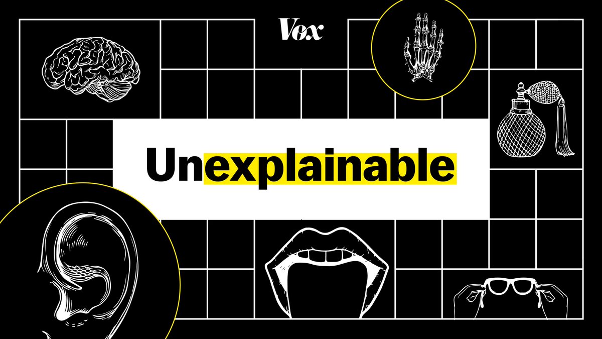 1/ Our bodies constantly take in information from the environment and stitch it into an impression of the world. But how? Why? And why do our senses sometimes fail us?

In our six-part series, Making Sense, Unexplainable will tackle these questions. pod.link/unexplainable