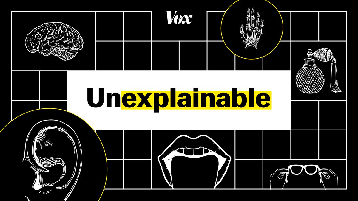 1/ Our bodies constantly take in information from the environment and stitch it into an impression of the world. But how? Why? And why do our senses sometimes fail us? In our six-part series, Making Sense, Unexplainable will tackle these questions. pod.link/unexplainable