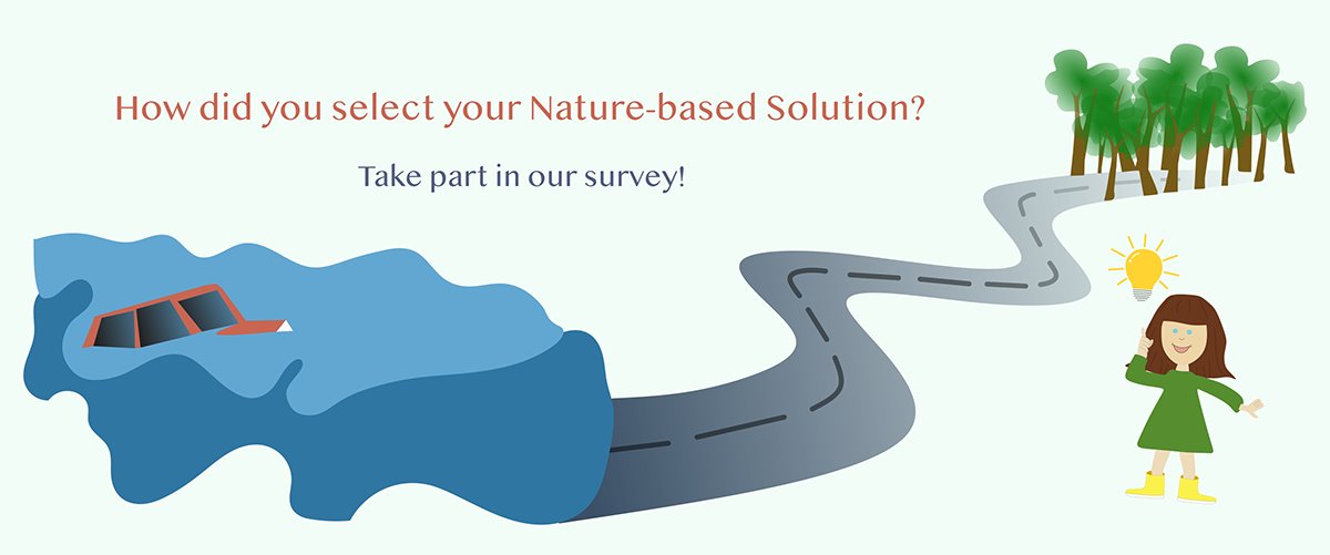Have you been working with Nature-based Solutions? Or are you planning to create one? 
Participate here in our 5-minutes survey shorturl.at/dotL3 !!! 
This survey will support the development of @OPERANDUM project NBS platform geoikp.operandum-project.eu