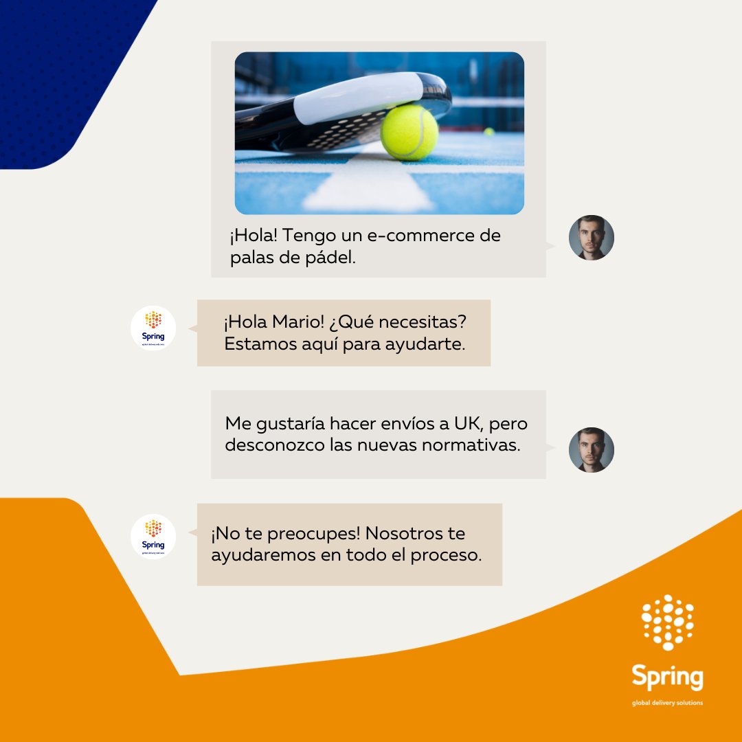 Spring_GDS_ES's tweet photo. 📦🌍 En #SpringGDSSpain enviamos a #ReinoUnido 🇬🇧 cumpliendo con la normativa actual. 🤗 ¡Un #destino a conquistar por tu #ecommerce! ✈️📦

Además, ofrecemos soluciones personalizadas ⬇️ https://t.co/LlF3jYhOa1