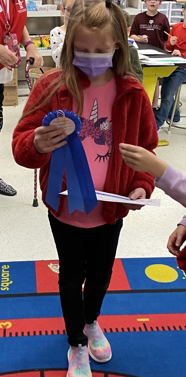 HydeCommons's tweet photo. Congratulations to Hyde 3rd grader Ellie Tarver, who was the winner of the Agriculture Education 2022 Coloring Contest for the Houston Rodeo!  So proud of you Ellie!@HydeElementary https://t.co/DS2tk6HmDS