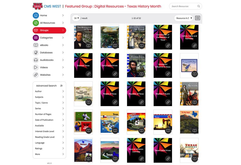 Angie Mahalik (@angiemahalik) on Twitter photo March is #TexasHistoryMonth Learn more about the great state of Texas with resources from the library and <a href="/MackinVIA/">MackinVIA</a> #cisdlib #westfam <a href="/MiaCoyNOLA/">Maria McCoy</a> <a href="/TexasStormin/">David Norman</a> <a href="/CoachRParish/">Coach Parish</a> @DannyTate76 <a href="/_BuchananWest/">Chris Buchanan</a> March is #TexasHistoryMonth Learn more about the great state of Texas with resources from the library and <a href="/MackinVIA/">MackinVIA</a> #cisdlib #westfam <a href="/MiaCoyNOLA/">Maria McCoy</a> <a href="/TexasStormin/">David Norman</a> <a href="/CoachRParish/">Coach Parish</a> @DannyTate76 <a href="/_BuchananWest/">Chris Buchanan</a>