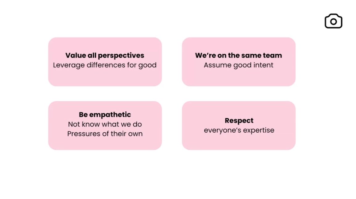 utterlycontent's tweet image. .@YaelBenDavid says it’s important to remember we’re all on the same team, respect everyone’s expertise and be empathetic
#utterlycontent