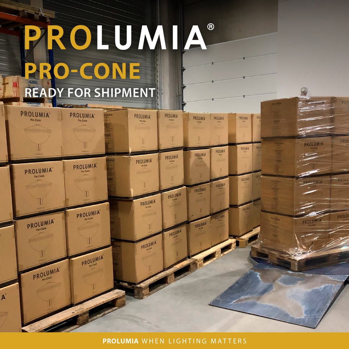 Our Pro-Cone fixtures on their way to some cool public lighting projects ✨
Want to know more about the Pro-Cone series? Check > lnkd.in/eyHXi55u

#Prolumia #publiclighting #bestseller #warehouse #projects
