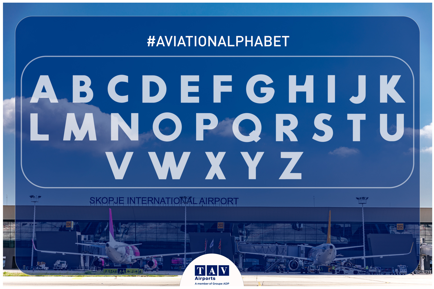 Skopje International Airport on Twitter: " ️ Aviation Phonetic Alphabet ...