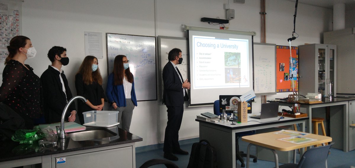 University visits on campus are back!  Monday we received a visit from representatives from <a href="/UniversityLeeds/">University of Leeds</a>, <a href="/durham_uni/">Durham University</a>, <a href="/Uni_of_Essex/">University of Essex</a>, <a href="/GoldsmithsUoL/">Goldsmiths, University of London</a>, <a href="/UniofNewcastle/">Newcastle University</a>  talking about applying to the UK. More to come!  #CNGHighSchool #CNGCollegeCounseling