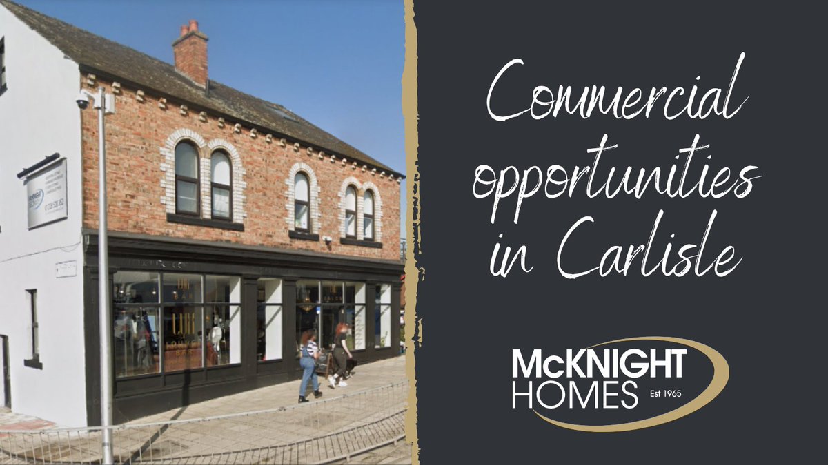 Making some big business moves this year? 📈 🏢
We have a range of commercial properties in Carlisle that could unlock your business' growth potential.
Call our team to find out about our current commercial properties 📲  01228 520 352