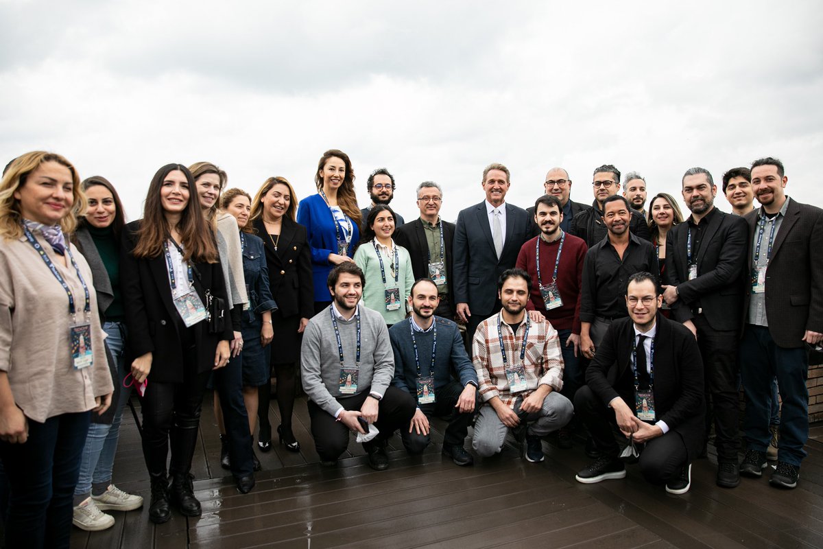 guvencat's tweet photo. “Change” started! TechCamp İstanbul: Develop Games for a Better World bootcamp, honored by the opening speech of U.S. Ambassador @JeffFlake , transformed each of us with its workshops and ideathon on Women Empowerment, Environment and Disinformation👏 More to come 😉 https://t.co/w2lqY3eHvP