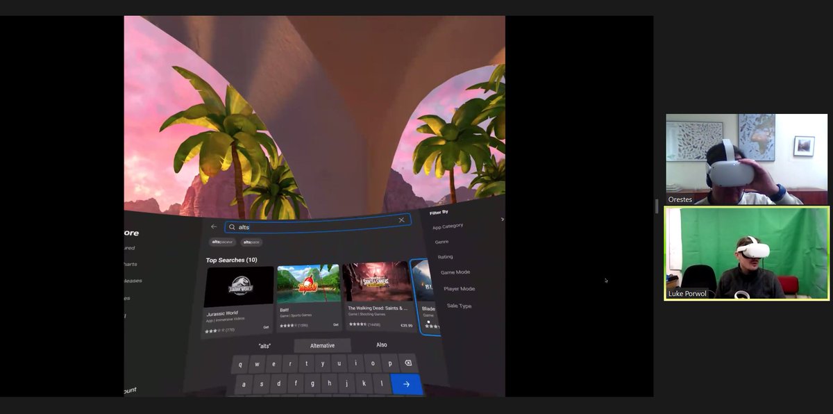 ERNACT's tweet photo. 🙌#ThePublicLink partners have been experiencing the #VR world through the @AltspaceVR‼️
#TPLproject partners are following with their process of testing #newtechnologies susceptible to be used in the new generation of public services.
More info 👉 https://t.co/XPEYJgxFoz https://t.co/h5FbLpaO5C