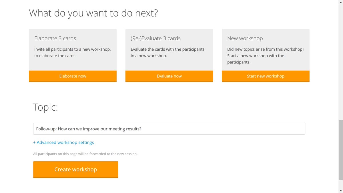 ideaclouds_net's tweet photo. Do you have many topics to discuss with your #team in a #meeting or #workshop? Do you want to focus on one topic at a time but also to work through topics in a row without interruptions? 

Check out our new team session chain feature: https://t.co/k0EstaWgfP https://t.co/QN2vIMFqZz