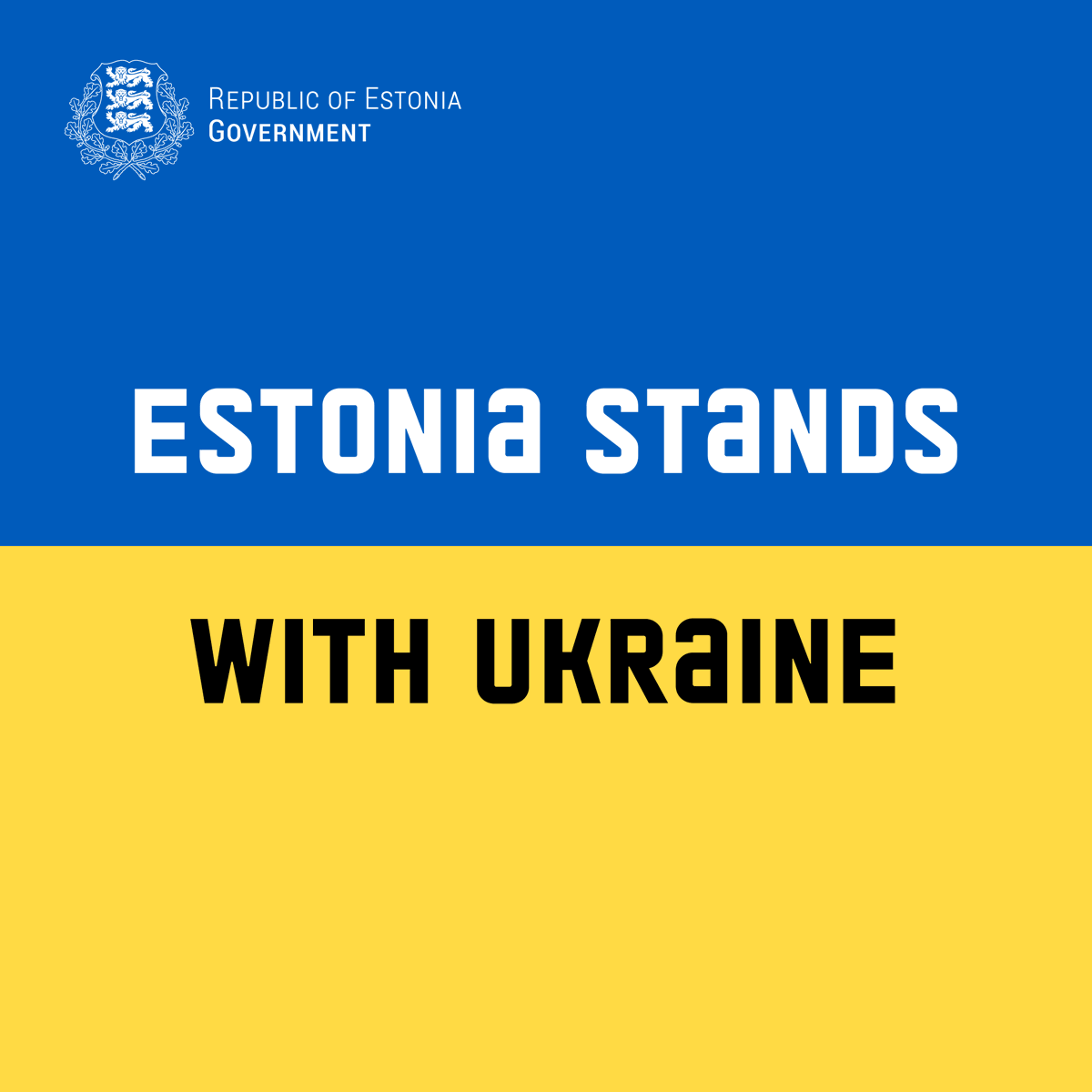 EstonianGovt's tweet photo. #Estonia 🇪🇪 is committed to helping #Ukraine 🇺🇦 in its fight against #Russia's massive aggression. We have already provided humanitarian and defensive aid in the worth of more than 200 million EUR. 1/2 https://t.co/lQG1hok2mM