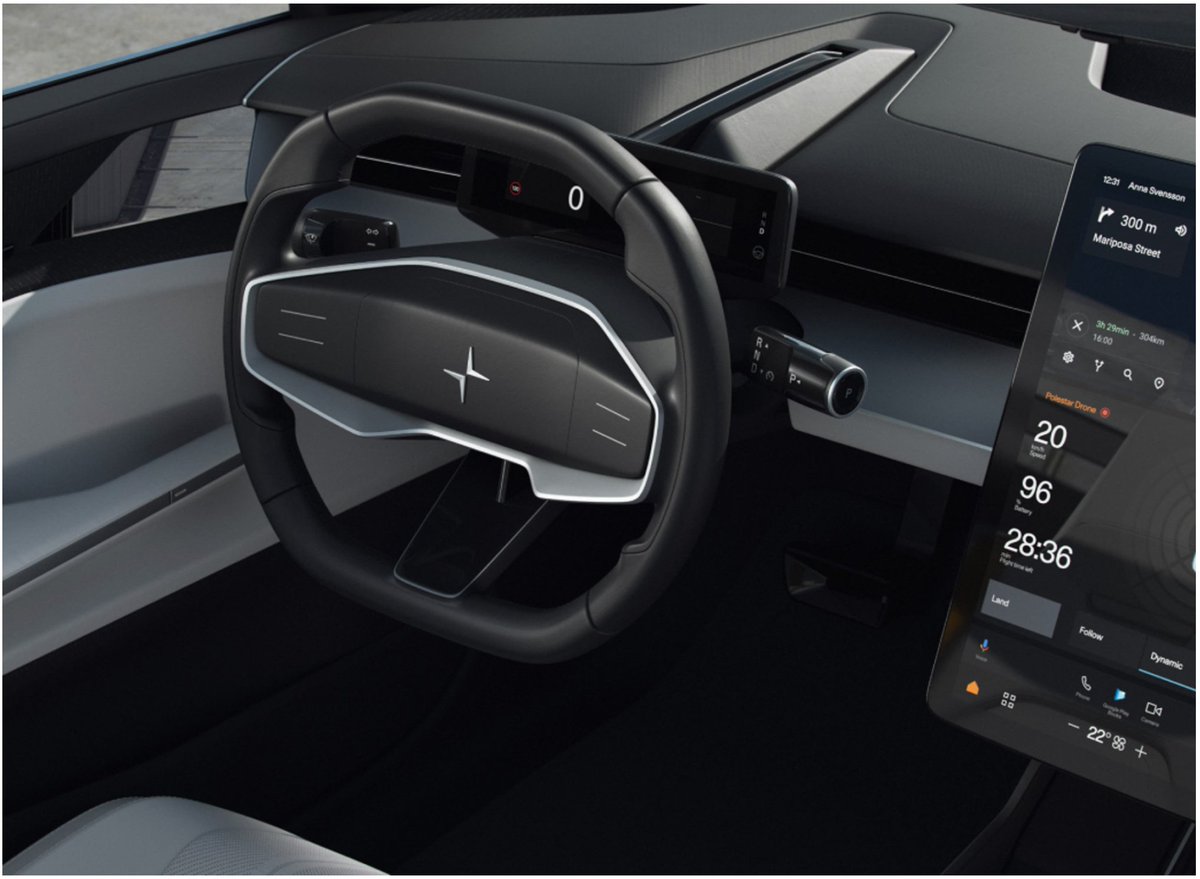 Maniraguha_Acc's tweet image. Polestar announced the #Polestar5 concept car! 1/3 I want one, full black matt, white interior, yellow seatbelt, ... ! 😂🙃🤣