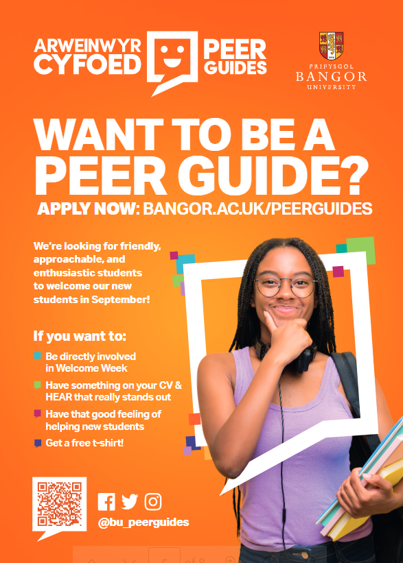 BangorBioZoo's tweet photo. Calling all BangorUni students! We are recruiting the next group of Peer Guides! Help us welcome the 2022 intake of new students! (Guides also get first offer to help at open days!) @bu_peerguides #BangorUni https://t.co/iaxQEohRBf https://t.co/L9DrMniCgq