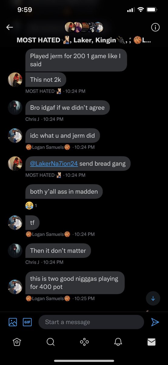 GoyardOG's tweet photo. Niggas weird not paying my dawg n he won legit @LakerNa7ion24 https://t.co/GDxVIw54SE