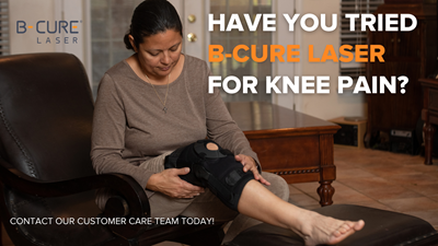 bcurelaseruk's tweet photo. Do you suffer with chronic knee pain? 😪

The B-Cure Laser is an LLLT device which targets and treats symptoms of chronic pain, all from the comfort of your own sofa!

Call us on +4408081960848 to start your free trial today! https://t.co/u08wBZigbK