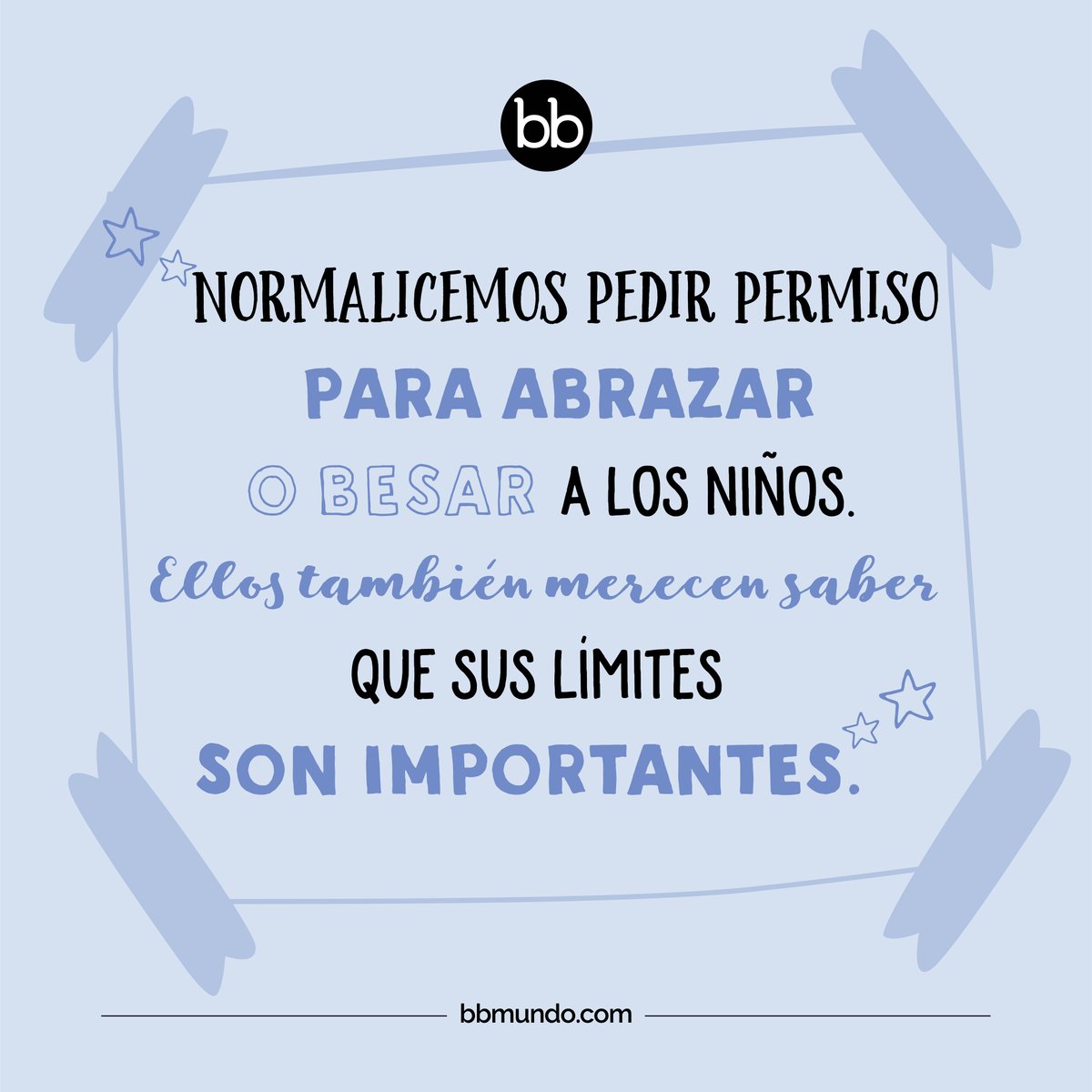 ¿Por qué no respetamos cuando un niño dice "no quiero besos"? 

Obligarlos a besar o abrazar a gente que no quieren, solo les da a entender que los límites que ponen sobre su cuerpo no son importantes. ¿Te habías puesto a pensar eso?
