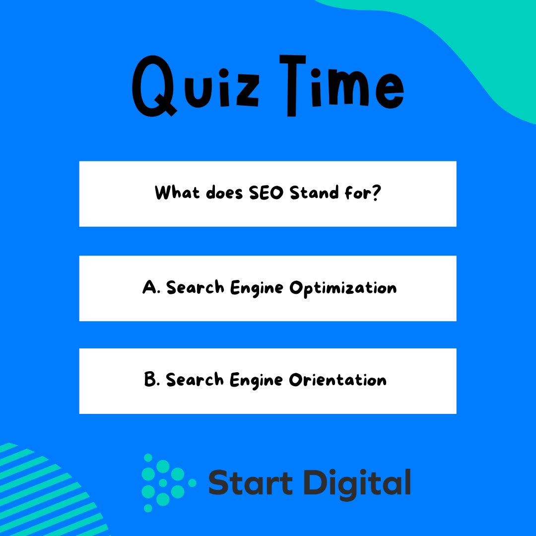 Start_Digital01's tweet photo. Do you know what SEO Stands for? Do you want to learn more about SEO? Check out our course over at https://t.co/Q29Y24Njcx

#Social #SocialMedia #media #logo #design #graphicdesign #post #marketing #digital #digitalmarketing #Logo #Designer #Designers #Logos #Socialmediamarketing https://t.co/386XuGkHyA