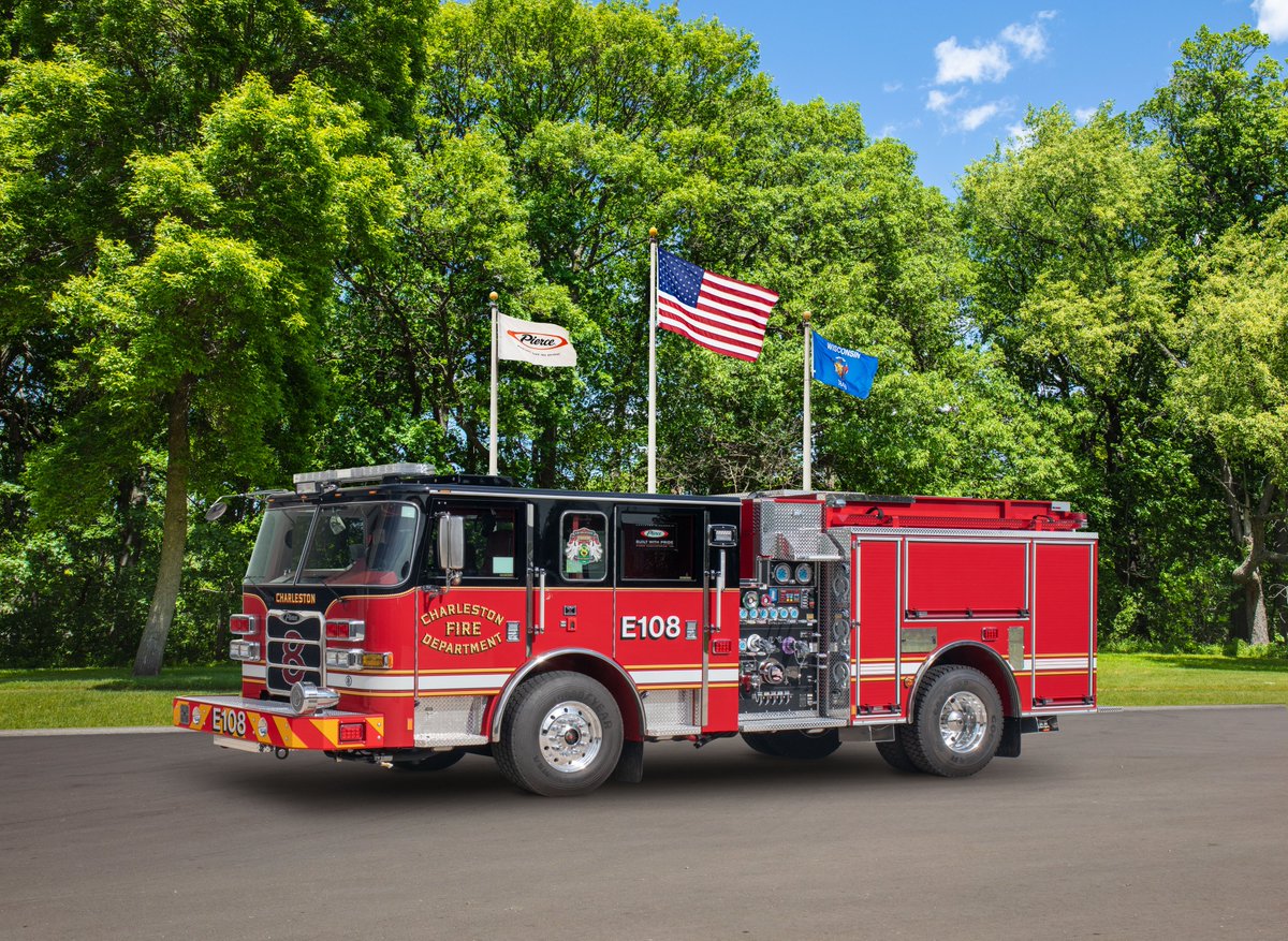 PierceMfg's tweet image. We are pleased to announce an order from Charleston, South Carolina Fire Department for two #ArrowXT #Pumpers &amp;amp; one #Saber #Pumper! ⁠

⁠Purchased through Spartan Fire &amp;amp; Emergency Apparatus, delivery is expected August 2022.
Learn more at &amp;gt; piercemfg.com/Charleston22