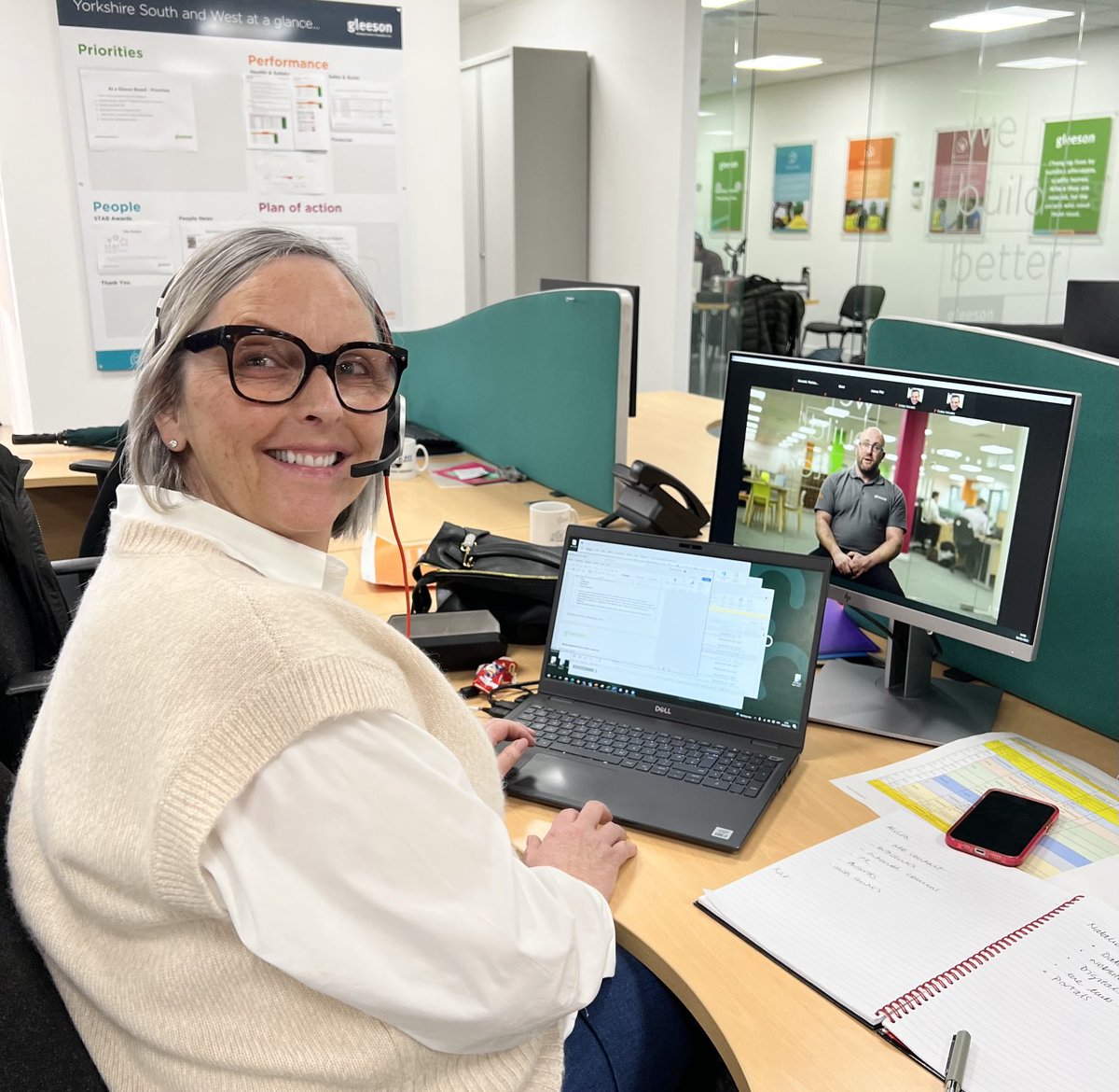 JMDT999's tweet photo. Rehearsing for the ⁦@GleesonHomes⁩ Virtual Employee Roadshow live broadcast tomorrow 

Our colleagues are our greatest asset and keeping them updated is important to us

Building Homes. Changing Lives. https://t.co/Z4Y6hIWeWw