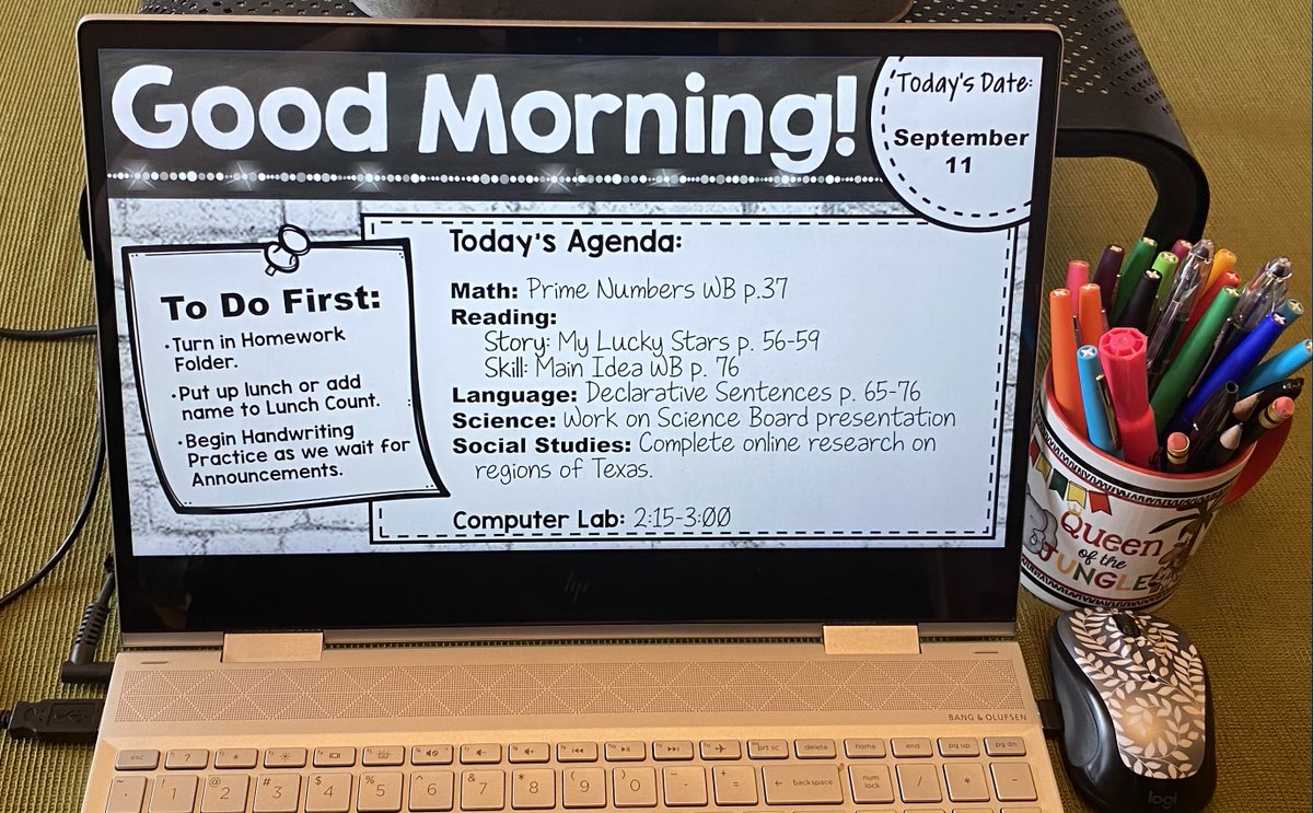 Stay organized with these editable daily agenda and assignment templates from Queen of the Jungle! This resource includes welcome slides, weekly goals, choice boards, and more. bit.ly/3b7v6Rr