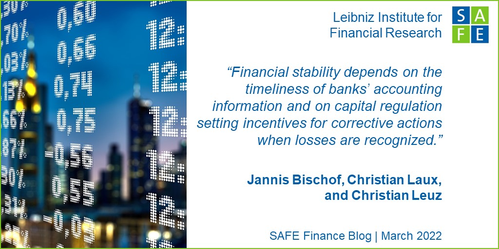 SAFE_Frankfurt's tweet photo. What does the Global Financial Crisis teach us about bank disclosure and loss recognition? The authors Jannis Bischof, Christian Laux, and Christian Leuz provide insights on the matter in our latest SAFE Finance Blog post https://t.co/CbCV6TN0GK #GFC #banks https://t.co/rUh8EAOA40
