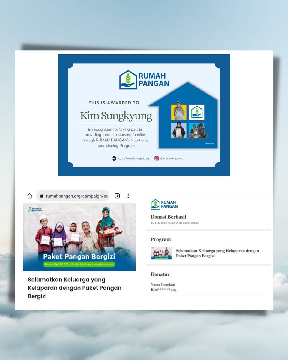 on behalf of celebrating Kim Sungkyung's 19th birthday, <a href="/sungkyung_lab/">라미 LAMI | sungkyung_lab</a> and <a href="/preciouslami03/">Eny😼</a> made birthday donation projects for Rumah Pangan and WWF Indonesia under the name of KIM SUNGKYUNG✨

#HappySungkyungDay
#DearMyBible
#우리의_바이블_스무번째_페이지