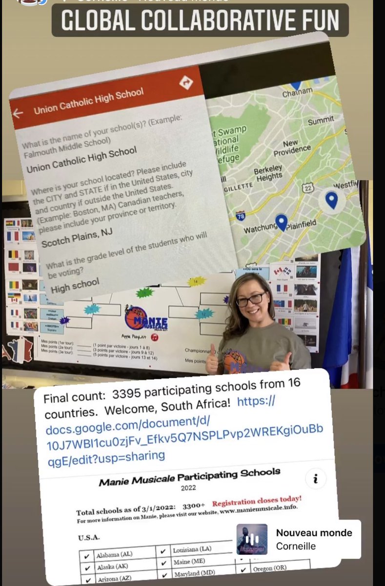 KCiringione's tweet photo. And so it begins in Room 106! C’est parti!!! #globalcollaborativefun #maniemusicale https://t.co/JvhMkOZqDu
