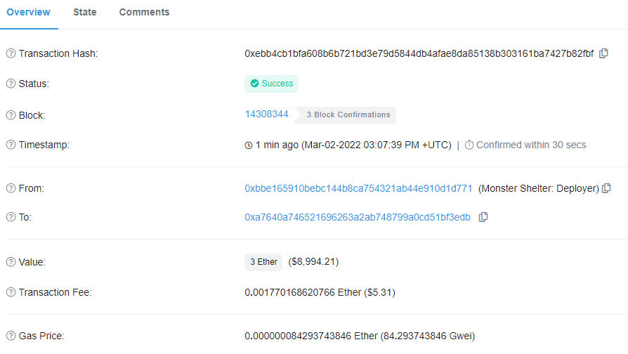 MonstersShelter's tweet photo. Frens! Today we donated 3 ETH to @animalethics. We hope this donation will bring more kindness and awareness into this world 💜

This is only the first step of the charity part in our roadmap, don't miss the next donation voting 🐱🐵 https://t.co/ET6jZ90h0O

#Charity #Donations https://t.co/CLqwgXDOPy
