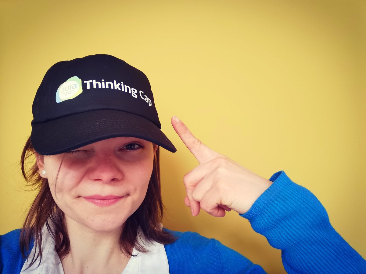 And what a better way to end the day centered on #WeAreInnovators theme than to send people off with an <a href="/_aurainnovation/">Aura</a> Thinking Cap! 🧠 Need to not forget to bring it with me to all the important meetings! 🤓👍 Thanks for an amazing #FOGI22! 🙌👏👏👏